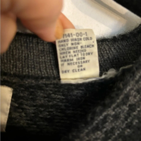 Vintage Gap Men’s size XL 100% Wool, Nordic Ski Sweater Grandpa. Cabincore - Picture 4 of 6